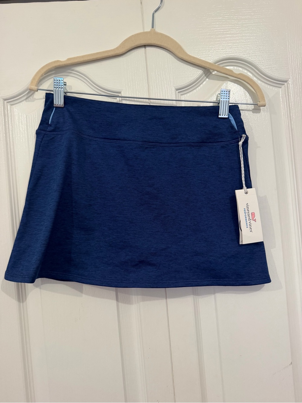 Vineyard Vines girls Performance Skort Sz L Deep Bay Heather 14 Athletic $69.50